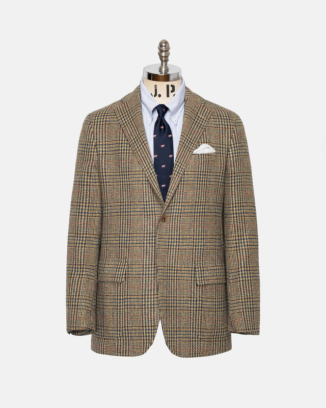Made In Usa Magee Donegal Mist Medium Glen Plaid Sport Coat