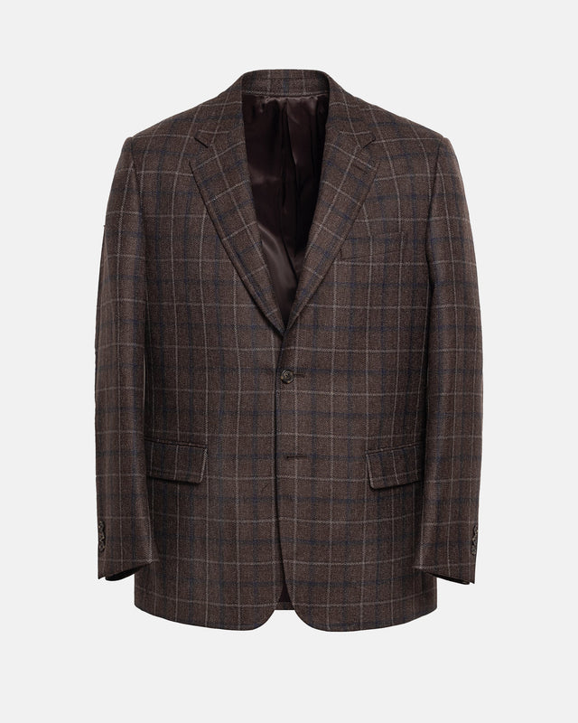 Made In Canada Multi Windowpane Wool Sport Coat