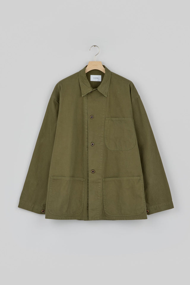 40s USMC P-47 HBT Jacket（Stone Wash）