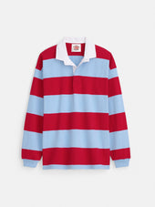 Made In Usa Light Red Guard Stripe Rugby