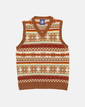 Made In Scotland Fair Isle Sweater Vest