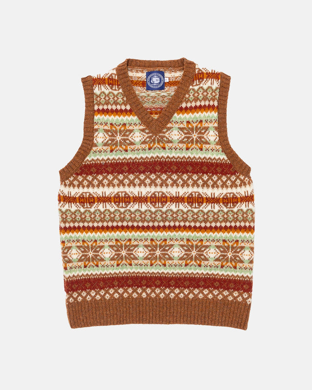 Made In Scotland Fair Isle Sweater Vest