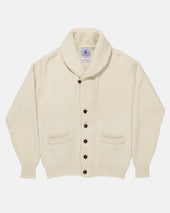 Made In Scotland Cashmere Shawl Collar Cardigan