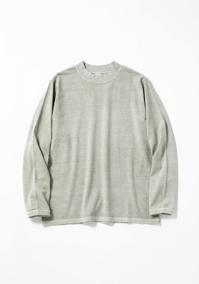 Pigment-Dye Midneck LS T-shirt