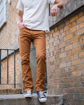 17oz Duck Slim Cut Jeans - Brown