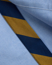 Made In Usa With Guard Stripe Placket Oxford Cloth Sport Shirt Regular Fit