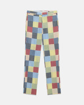 Made In Usa Patchwork Cotton Trouser
