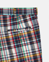 Made In Usa Gold Red Blue Authentic Madras Shorts