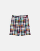 Made In Usa Gold Red Blue Authentic Madras Shorts