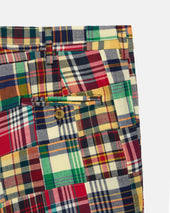 Made In Usa Patchwork Authentic Madras Shorts