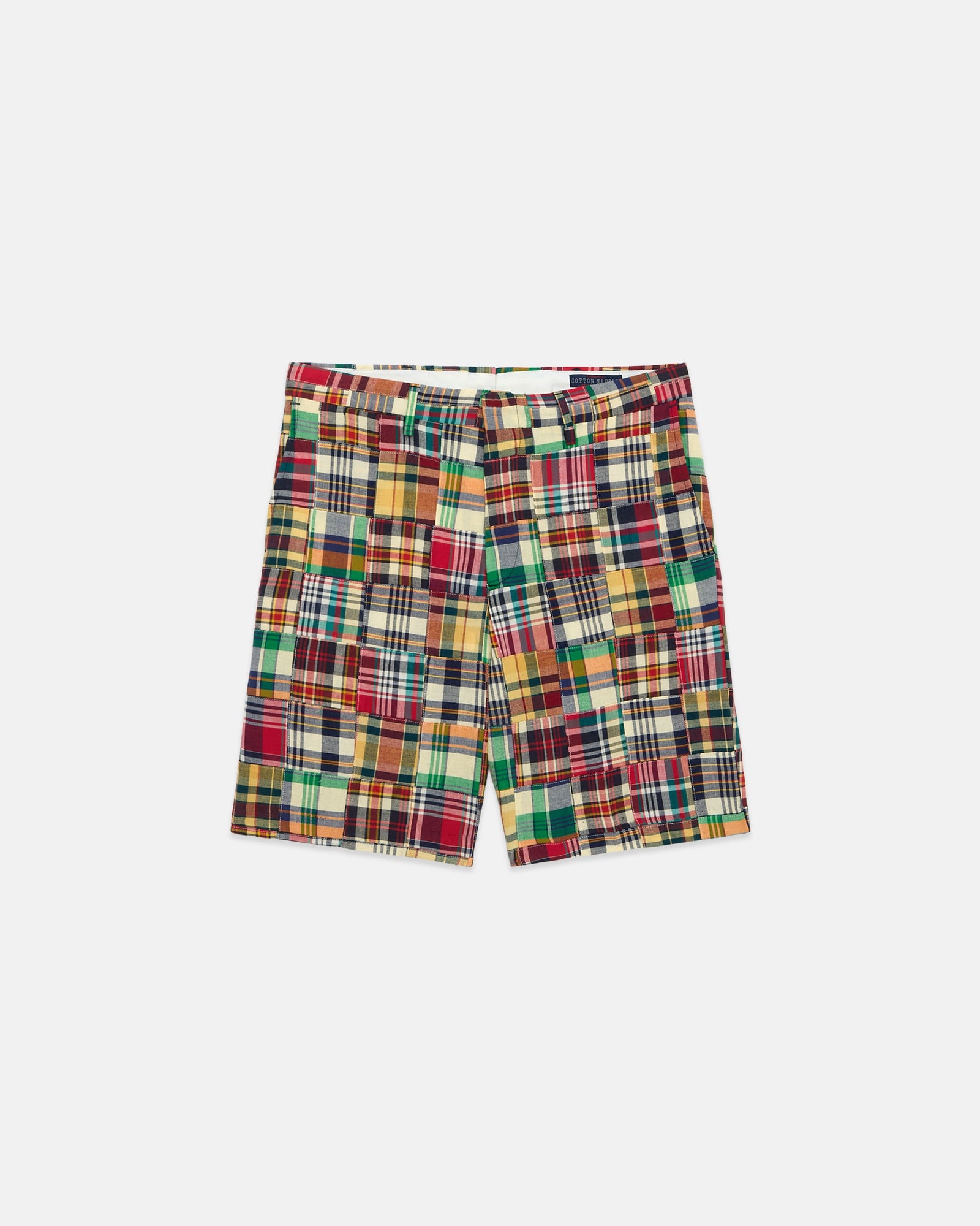 Made In Usa Patchwork Authentic Madras Shorts
