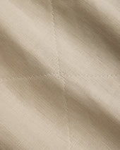 Made In England Lavenham Natural Mickfield Linen Cotton Quilted Gilet