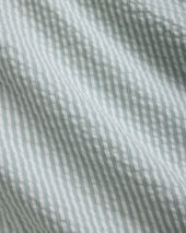 Light Green Cotton Seersucker Shorts