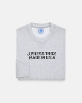 Made In Usa Grey J Press 1902 Stencil Sweatshirt