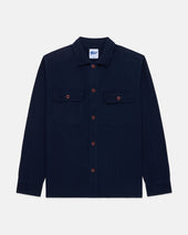 Cotton Canvas Overshirt Trim Fit