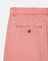 Red Washed Canvas Cape Cod Shorts