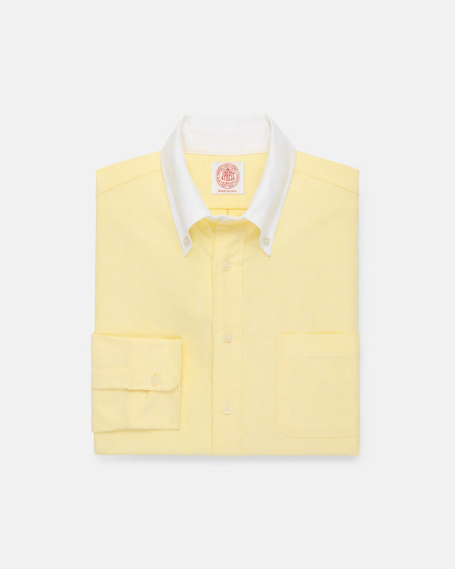 Made In Usa Contrast Collar Oxford Cloth Sport Shirt Regular Fit
