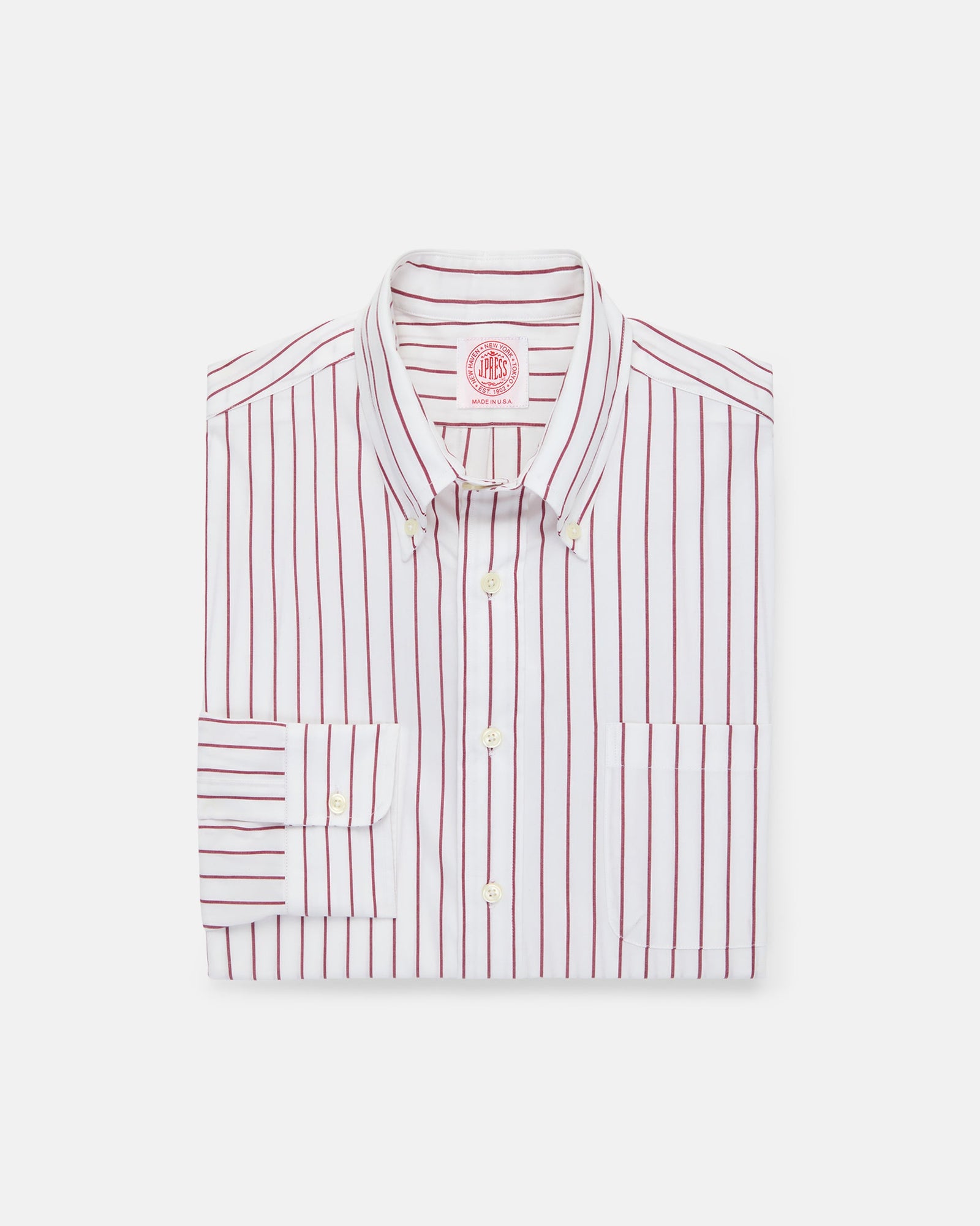 Made In Usa Stripe Button Down Shirt