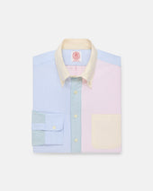 Made In Usa University Stripe Oxford Cloth Fun Shirt Classic Fit