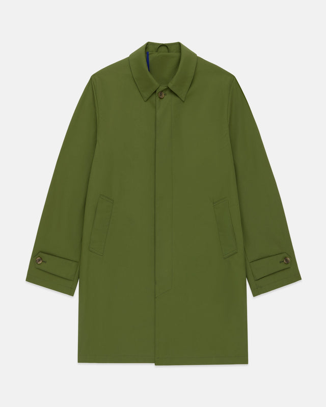 Made In England Light Green Waterproof Raincoat