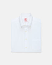 Made In Usa Oxford Cloth Short Sleeve Sport Shirt Classic Fit