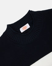 Armor Lux Bold White Stripe Cotton Sweater