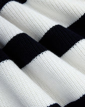Armor Lux Bold White Stripe Cotton Sweater