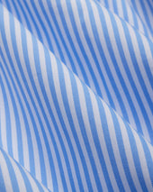 Made In Canada Light Candy Stripe Spread Collar Dress Shirt Classic Fit