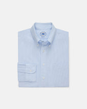 Made In Usa Thomas Mason Pinstripe Button Down Shirt Classic Fit