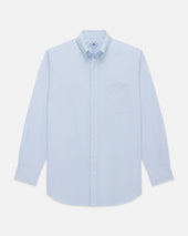 Made In Usa Thomas Mason Pinstripe Button Down Shirt Classic Fit