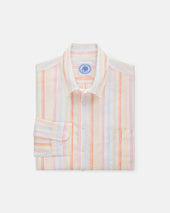 Sherbet Striped Linen Sport Shirt Classic Fit