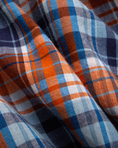 Trim Fit Madras Button Down Shirt