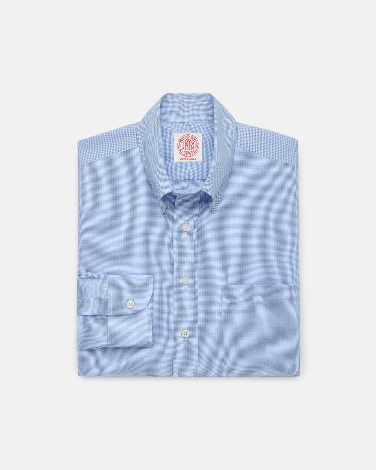 Made In Canada Dark Mini Tattersall Button Down Shirt Classic Fit