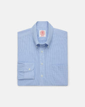 Made In Canada Dark Mini Tattersall Button Down Shirt Classic Fit