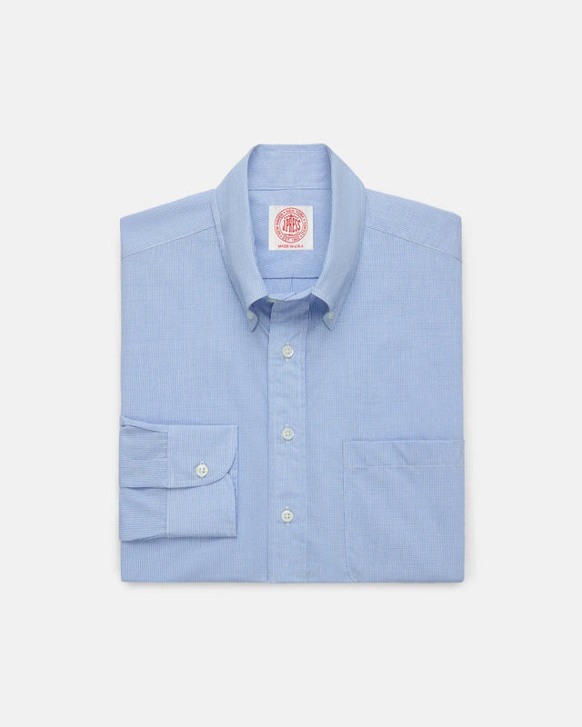 Made In Canada Dark Mini Tattersall Button Down Shirt Classic Fit