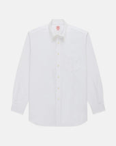 Made-in-USA White Oxford Cloth Button Down Shirt - Regular Fit