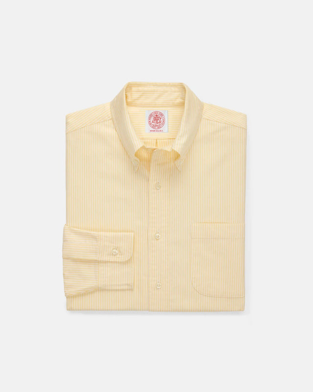Made In Usa University Stripe Oxford Cloth Shirt Classic Fit