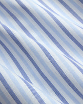 Made In Usa Light Bold Stripe Oxford Sport Shirt Classic Fit