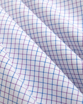 Made In Canada Purple Tattersall Button Down Shirt Classic Fit