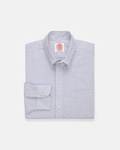 Made In Canada Purple Tattersall Button Down Shirt Classic Fit