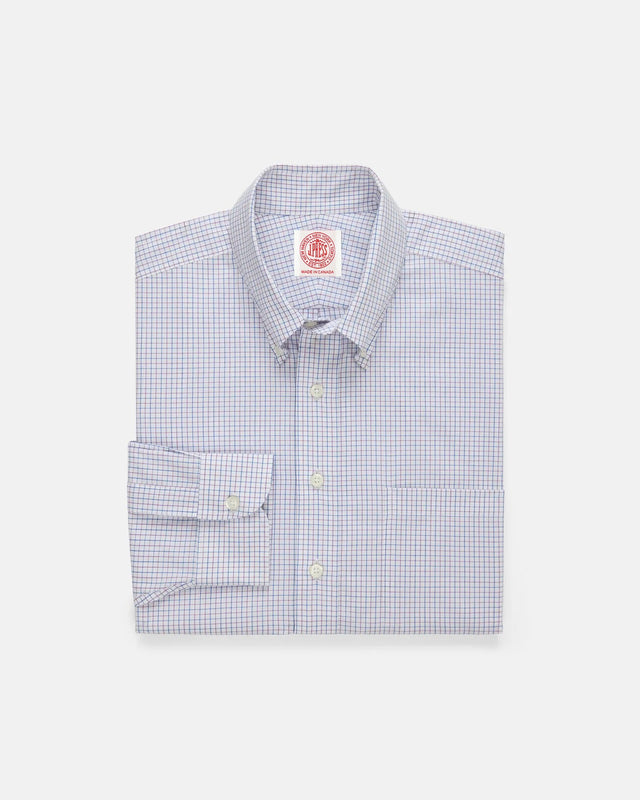 Made In Canada Purple Tattersall Button Down Shirt Classic Fit