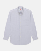 Made In Canada Purple Tattersall Button Down Shirt Classic Fit