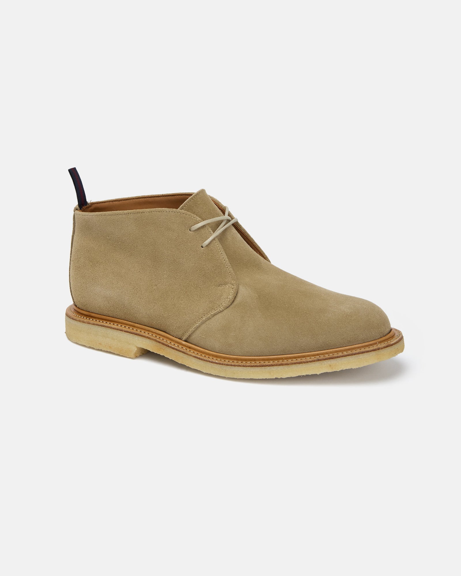 Made In England Milkshake Suede Chukka Boots