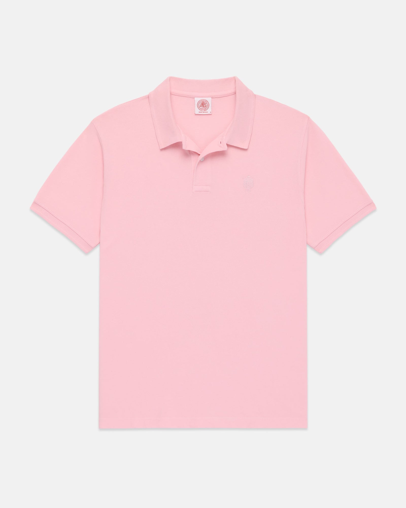 J. Press Pink Archival Crest Pique Polo