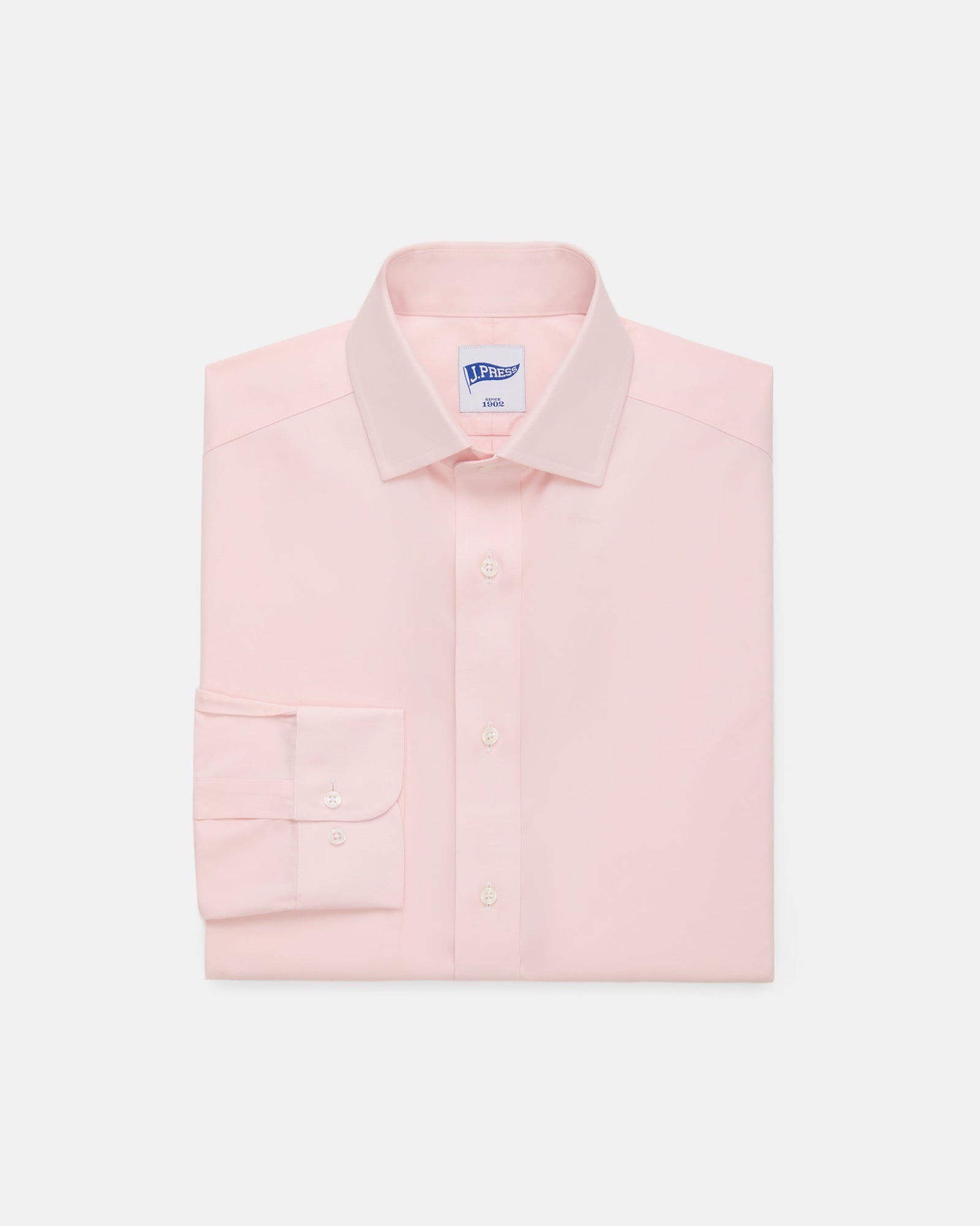 Pink Pinpoint Oxford Spread Collar Shirt Trim Fit