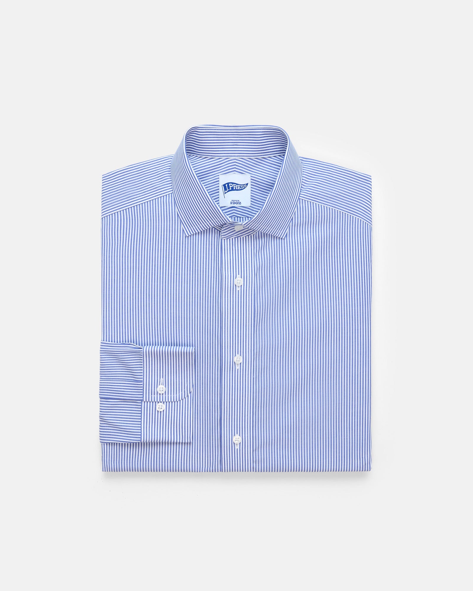 Bengal Stripe Spread Collar Dress Shirt Trim Fit