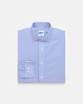 Bengal Stripe Spread Collar Dress Shirt Trim Fit