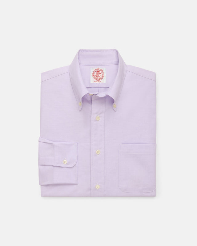 Made In Usa Purple Oxford Cloth Button Down Shirt Classic Fit