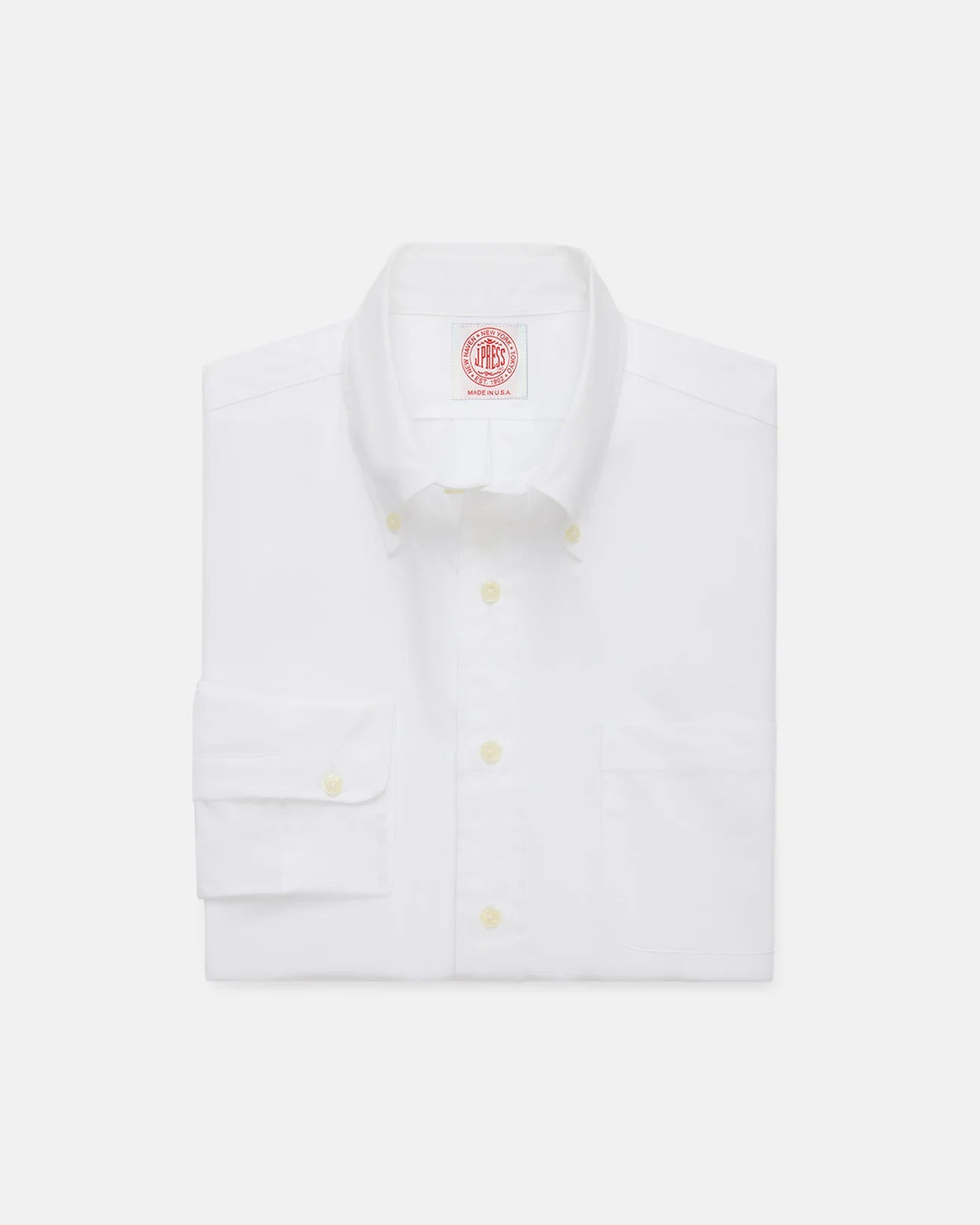 Made In Usa Pinpoint Oxford Button Down Shirt Classic Fit