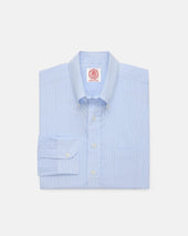 Made In Canada Hairline Stripe Button Down Shirt Classic Fit